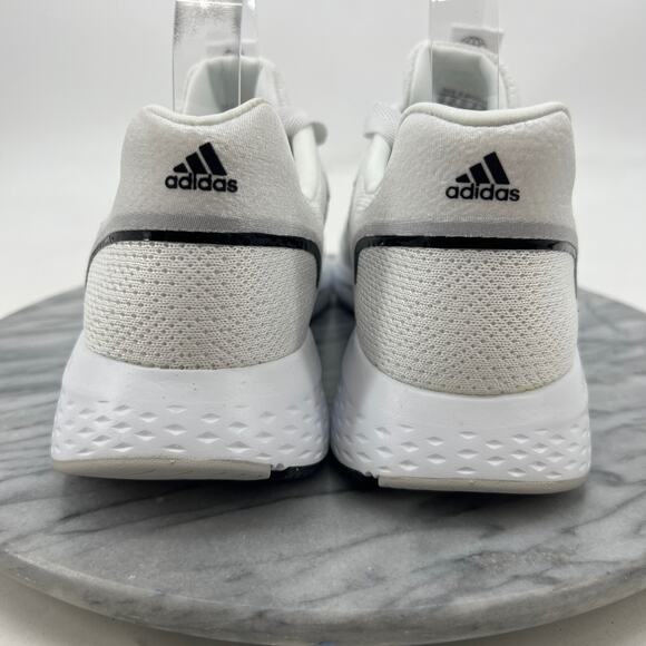 Adidas Womens Shoes 9 White Black Edge Lux 5 Athletic Running Sneakers H03865 - Picture 5 of 12